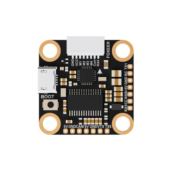 Original Foxeer F722 V4 Mini 20X20mm Flight Controller With MPU6000 STM32F722RET6 BEC OSD Black Box for 2-6S RC Drone Parts